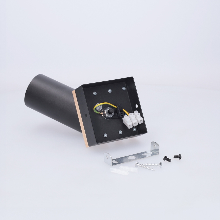 Brilagi - plafondspot SELE WOOD ACOUSTIC 1xGU10/30W/230V zwart/hout