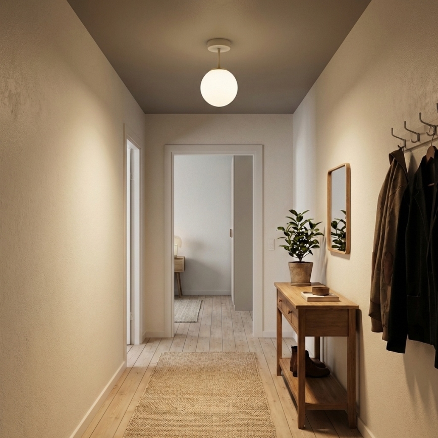 Brilagi - Plafonnière 1xE27/60W/230V beige/goud