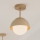 Brilagi - Plafonnière 1xE27/60W/230V beige/goud