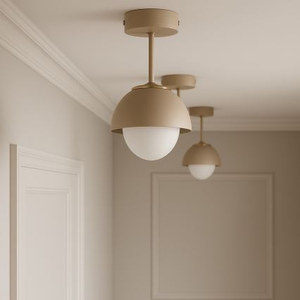 Brilagi - Plafonnière COSMO 1xE27/60W/230V beige/goud