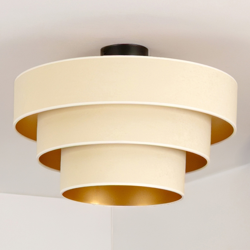 Brilagi - Plafonnière LUNETA 1xE27/60W/230V Ø 40 cm crème/goud