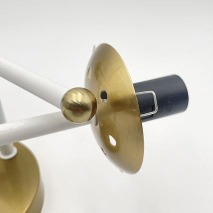 Brilagi - Plafonnière MALIVA 3xE14/15W/230V goud/wit