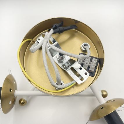 Brilagi - Plafonnière MALIVA 3xE14/15W/230V goud/wit