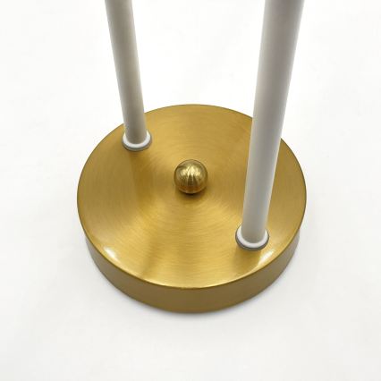 Brilagi - Plafonnière MALIVA 4xE14/15W/230V goud/wit