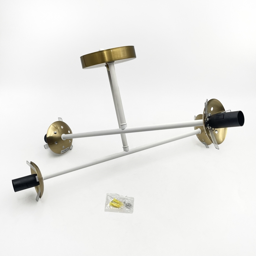 Brilagi - Plafonnière MALIVA 4xE14/15W/230V goud/wit