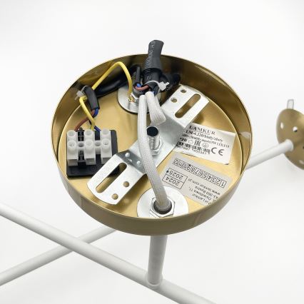 Brilagi - Plafonnière MALIVA 4xE14/15W/230V goud/wit