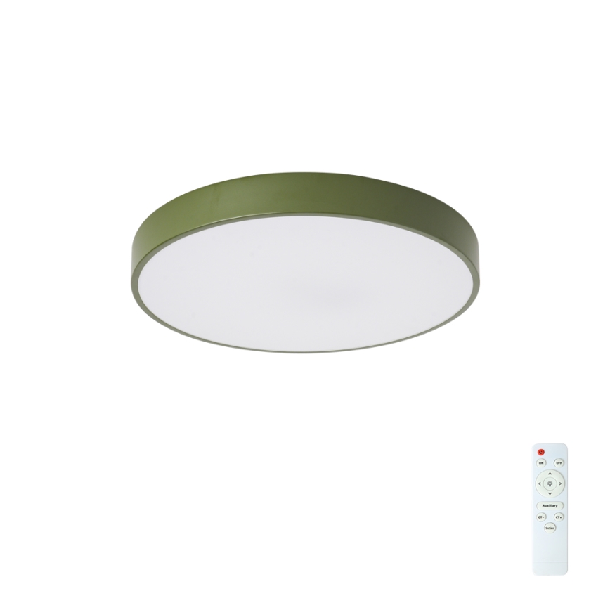 Brilagi - LED-dimbare plafondlamp POOL LED/48W/230V 3000-6000K pr. 40 cm groen + afstandsbediening