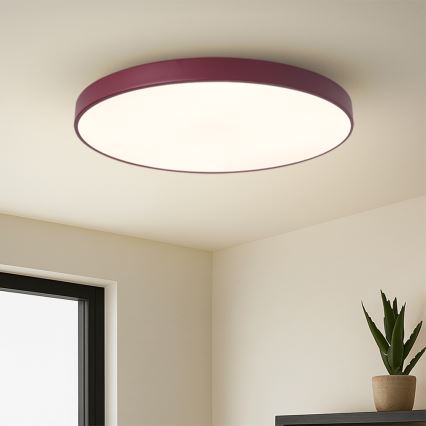 Brilagi - LED plafondlamp POOL LED/100W/230V 3000/4000/6000K Ø 80 cm bordeaux