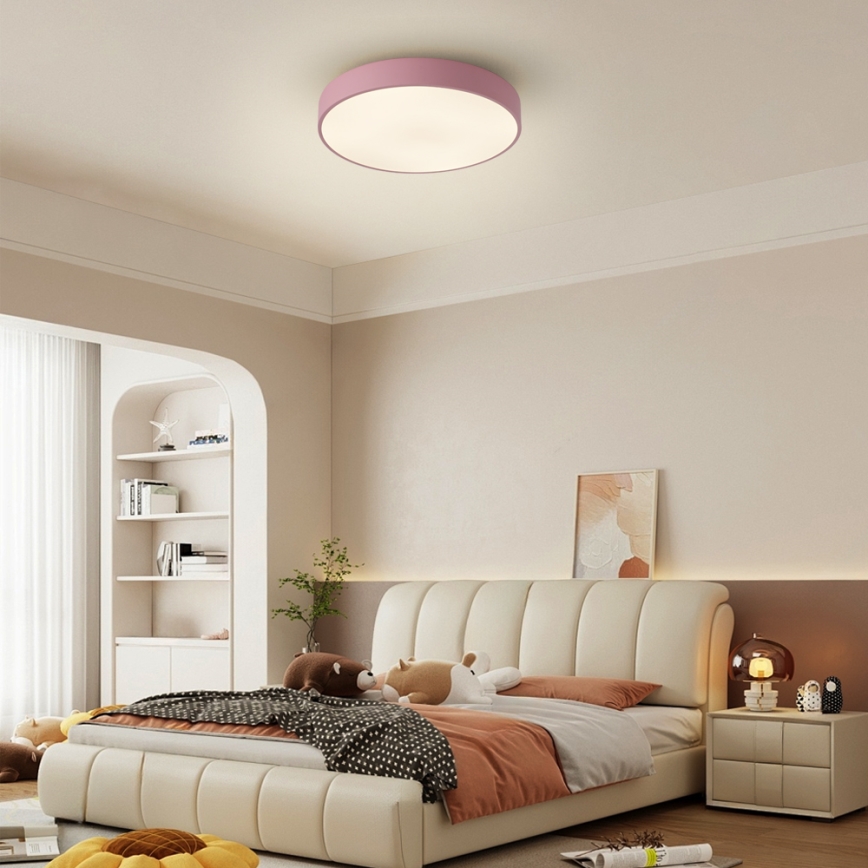 Brilagi - LED plafondlamp POOL LED/36W/230V 3000/4000/6000K Ø 30 cm roze