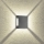 Brilagi - QUADRAY LED buitenwandlamp LED/4W/230V antraciet IP65