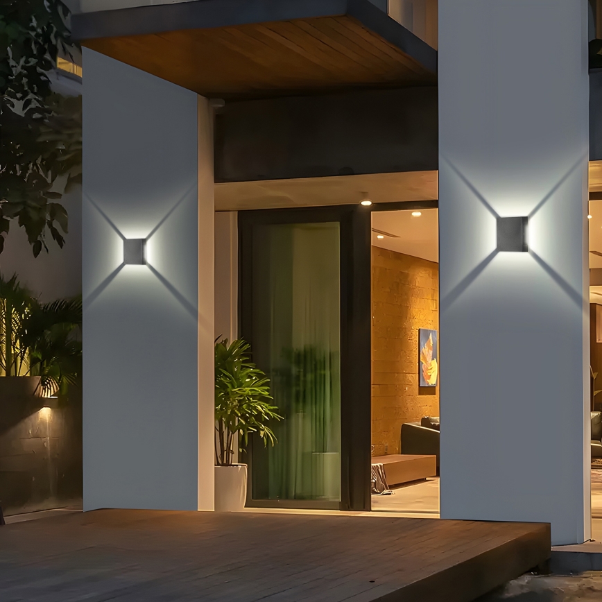 Brilagi - QUADRAY LED buitenwandlamp LED/4W/230V antraciet IP65