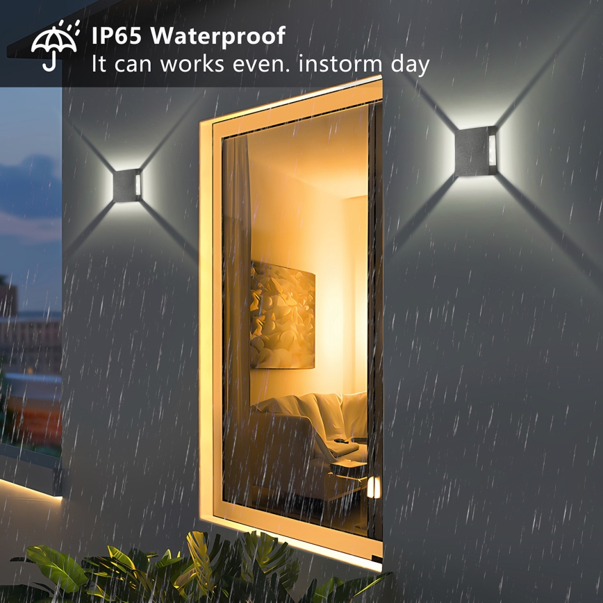 Brilagi - QUADRAY LED buitenwandlamp LED/4W/230V antraciet IP65
