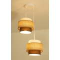 Brilagi - RESNA hanglamp aan kabel 2xE27/60W/230V Ø 30 cm beige/zwart