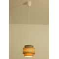 Brilagi - RESNA hanglamp aan snoer 1xE27/60W/230V Ø 20 cm bruin/beige