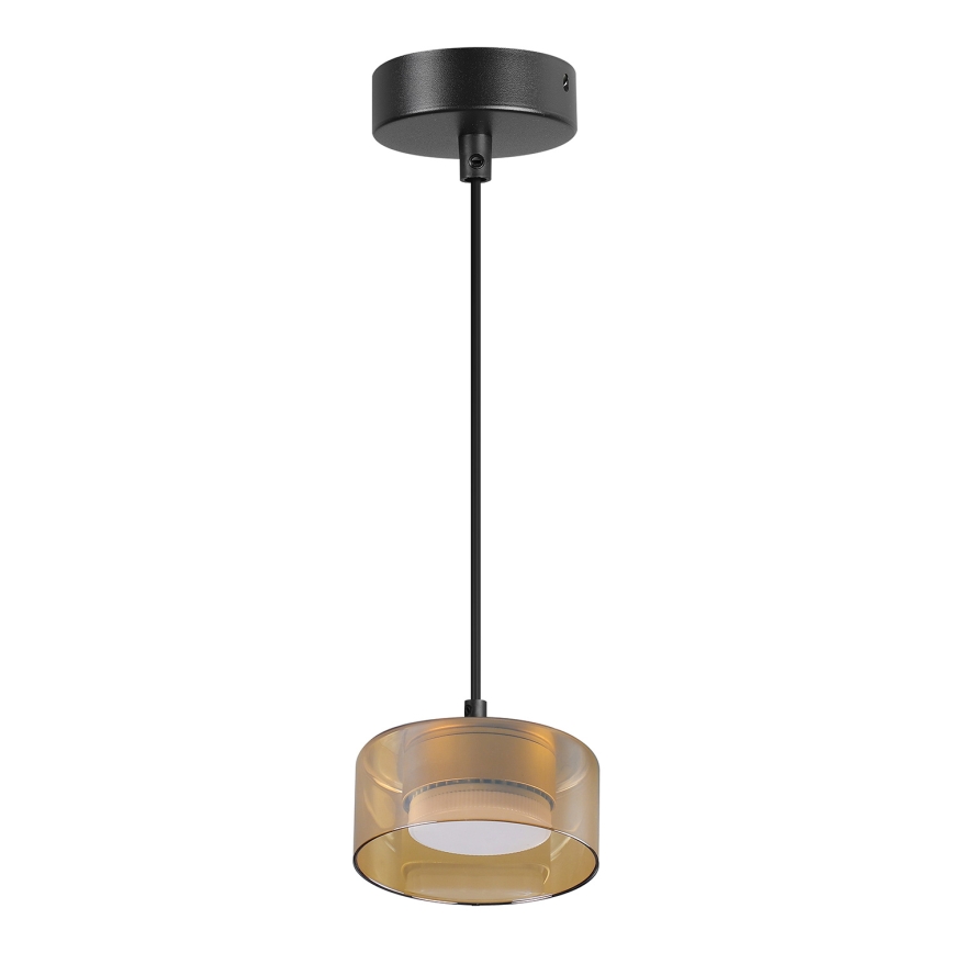 Brilagi - LED RGB+CCT dimbare hanglamp met kabel AURA LUX 1xGX53/14W/230V 2700-6500K Wi-Fi Tuya zwart/goud