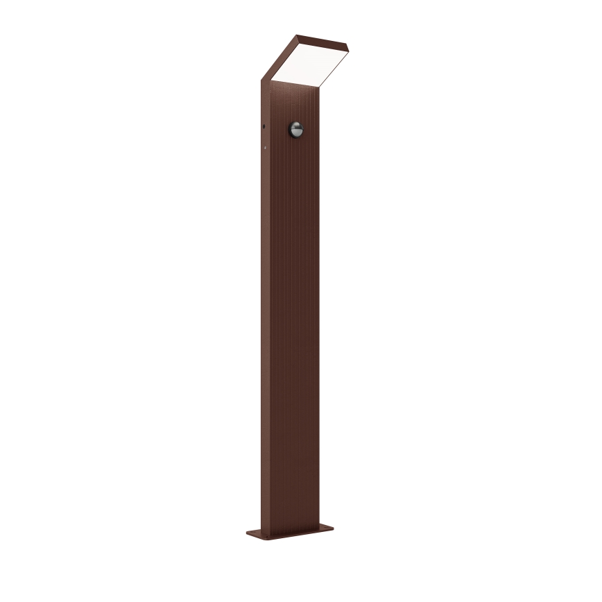 Brilagi - RIANO LED buitenlamp met sensor LED/8W/230V, bruin, IP65, 80 cm
