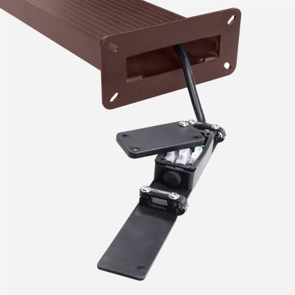 Brilagi - RIANO LED buitenlamp met sensor LED/8W/230V, bruin, IP65, 80 cm