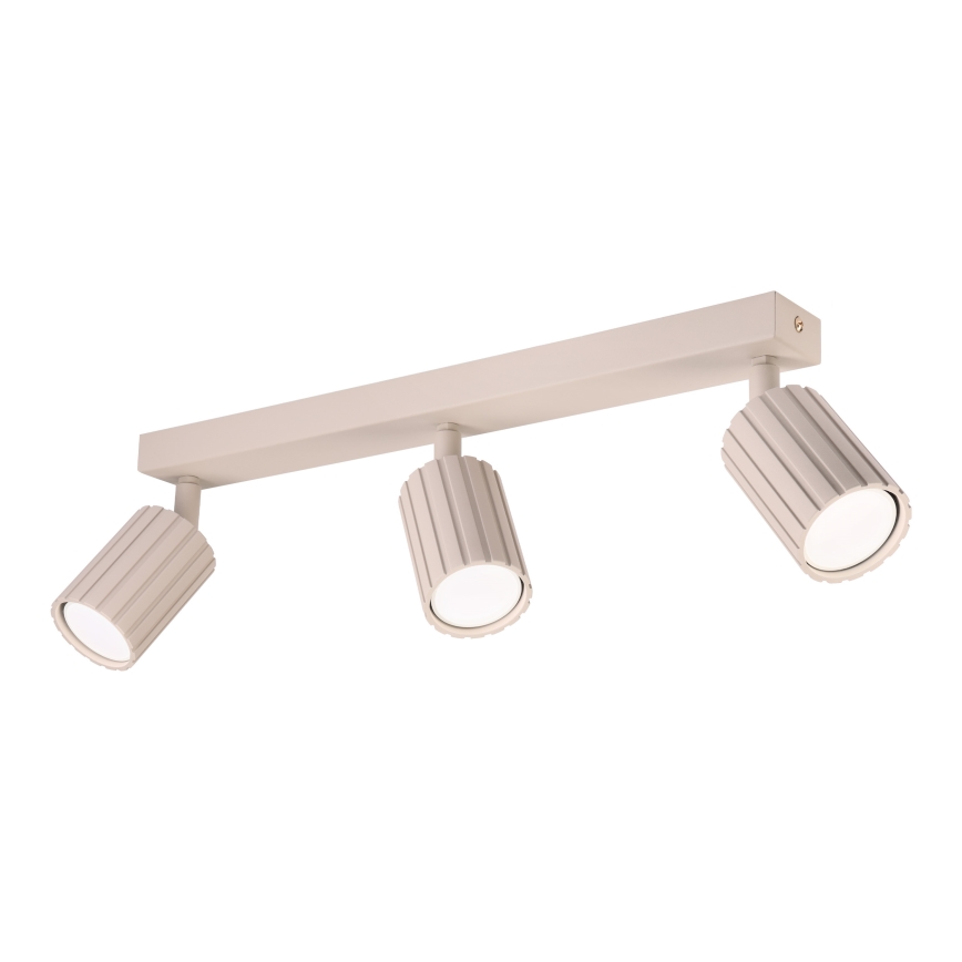 Brilagi - Richtbare plafondspot CRISPINA 3xGU10/10W/230V beige