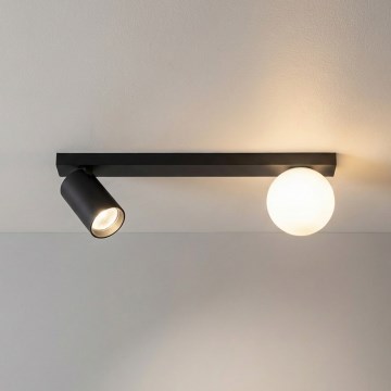 Brilagi - Richtbare spot SELE BALL 1xGU10/30W/230V + 1xG9/10W zwart