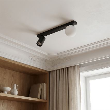 Brilagi - Richtbare spot SELE BALL 1xGU10/30W/230V + 1xG9/10W zwart