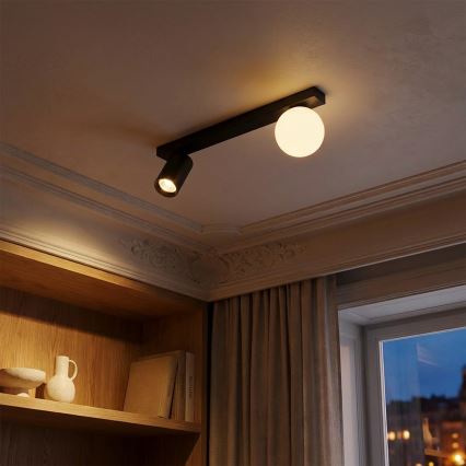 Brilagi - Richtbare spot SELE BALL 1xGU10/30W/230V + 1xG9/10W zwart