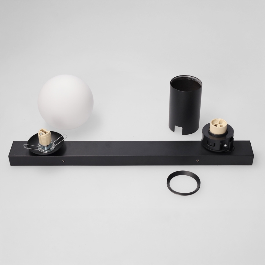 Brilagi - Richtbare spot SELE BALL 1xGU10/30W/230V + 1xG9/10W zwart