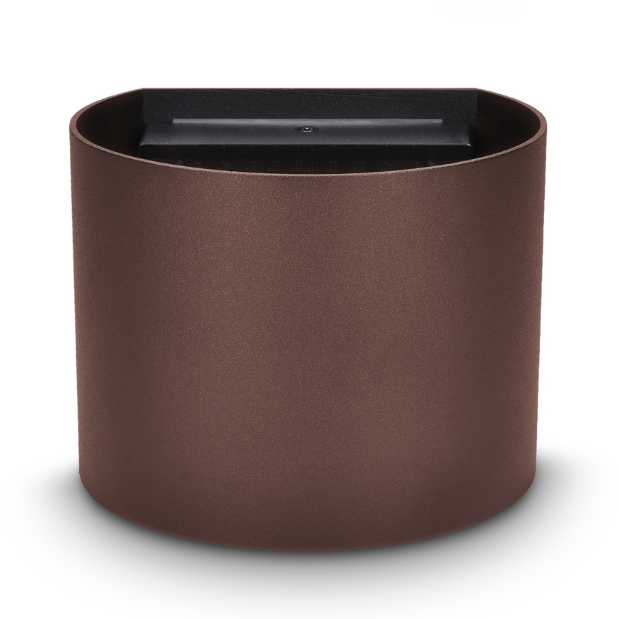 Brilagi - RONDO LED buitenwandlamp/6W/230V bruin IP54