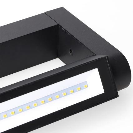 Brilagi - SALERNO LED buitenwandlamp LED/12W/230V 35,5 cm zwart IP65