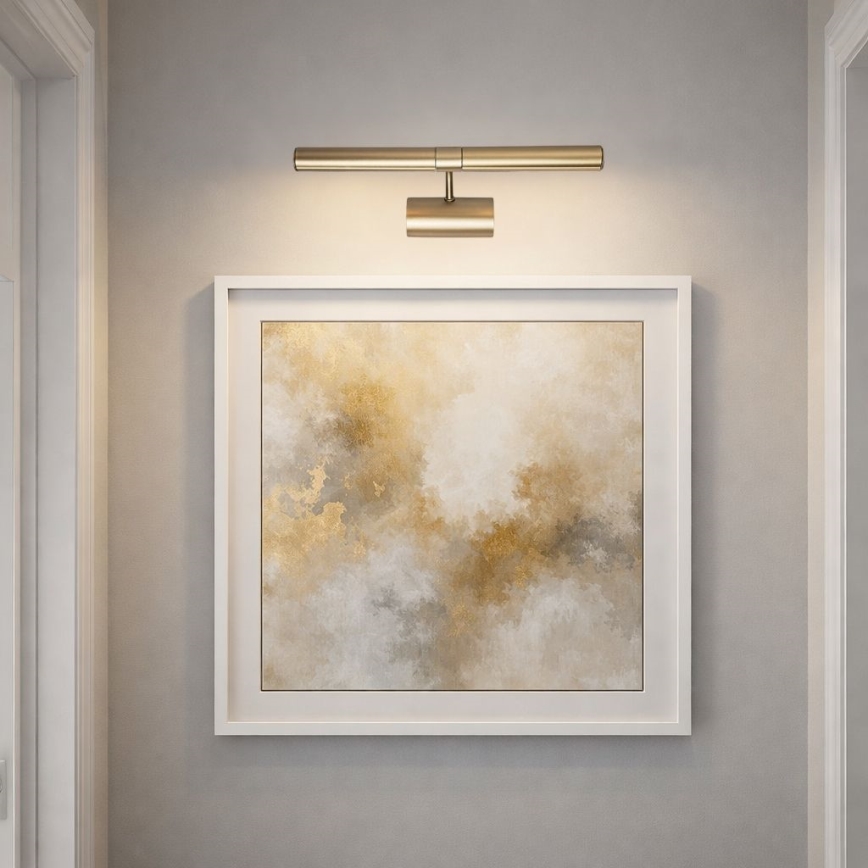 Brilagi - Schilderijlamp DANAE 2xE14/40W/230V goudkleurig