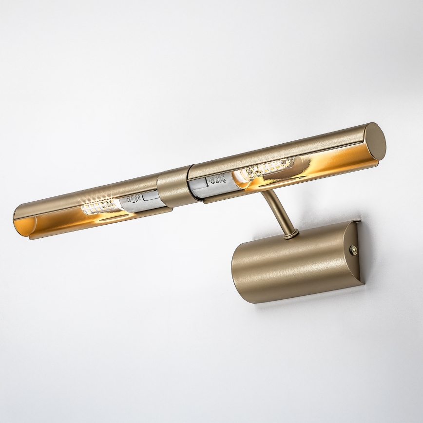 Brilagi - Schilderijlamp DANAE 2xE14/40W/230V goudkleurig