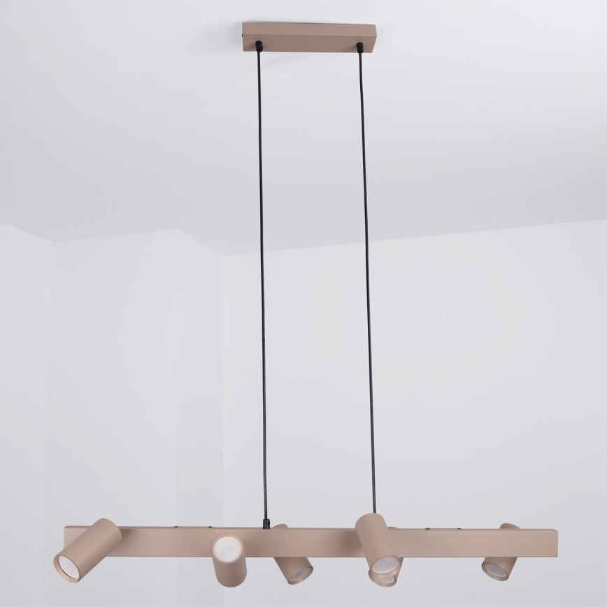 Brilagi - SELE hanglamp aan kabel 6xGU10/30W/230V beige