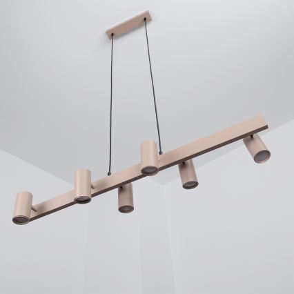 Brilagi - SELE hanglamp aan kabel 6xGU10/30W/230V beige