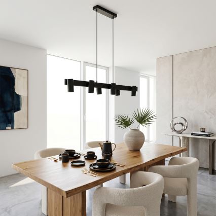 Brilagi - SELE hanglamp aan kabel 6xGU10/30W/230V zwart