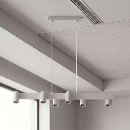 Brilagi - SELE hanglamp met kabel 6xGU10/30W/230V, wit
