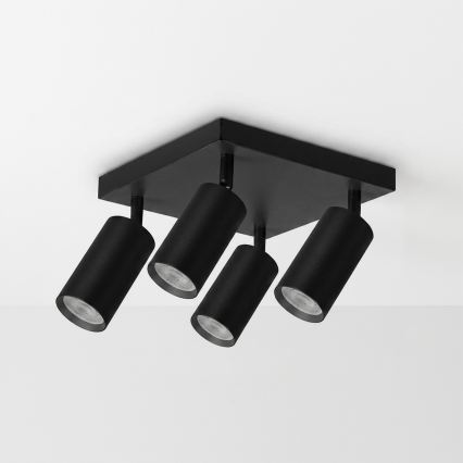 Brilagi - LED RGBW dimbare spot SELE SQUARE 4xGU10/6,5W/230V 2700-6500K zwart