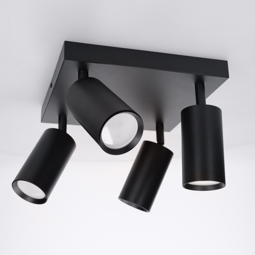 Brilagi - LED RGBW dimbare spot SELE SQUARE 4xGU10/6,5W/230V 2700-6500K zwart