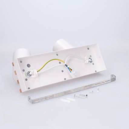 Brilagi - SELE WOOD ACOUSTIC plafondspot 2xGU10/30W/230V wit/hout
