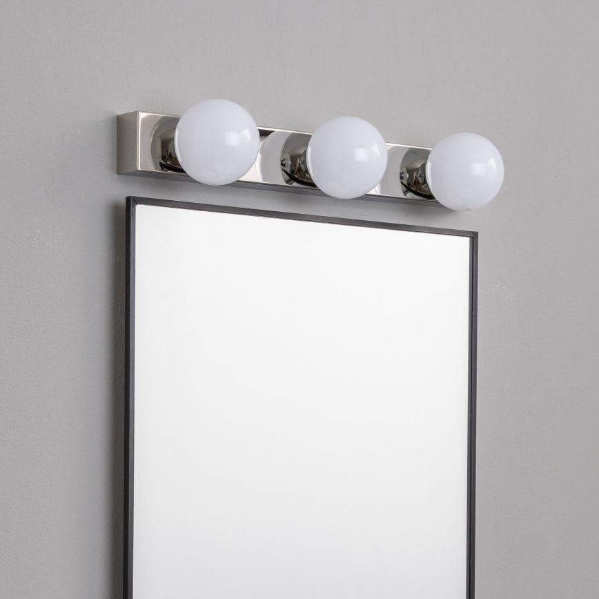 BRILAGI - SET van 2 LED-wandlampen voor badkamer HOLLYWOOD 3xLED/3W/230V 39 cm IP44 glanzend chroom