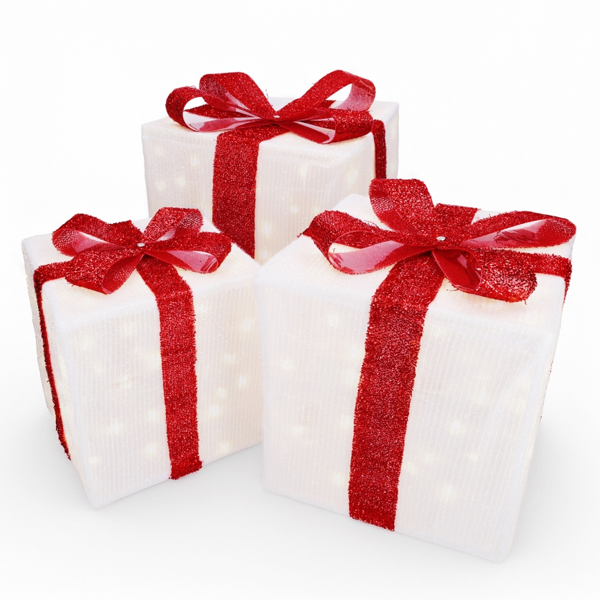 Brilagi - SET 3x LED Buiten kerstdecoratie LED/2,6W/3xAA IP44 cadeaus