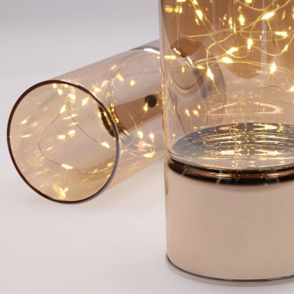 Brilagi - Set van 2 LED-kerstdecoraties, LED/3xAA + 2xAA