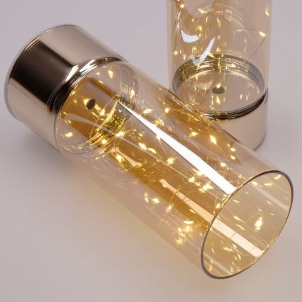 Brilagi - Set van 2 LED-kerstdecoraties, LED/3xAA + 2xAA