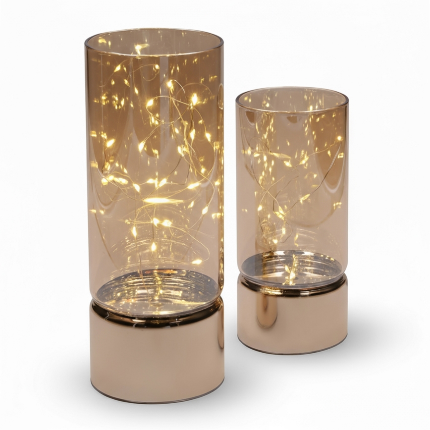 Brilagi - Set van 2 LED-kerstdecoraties, LED/3xAA + 2xAA