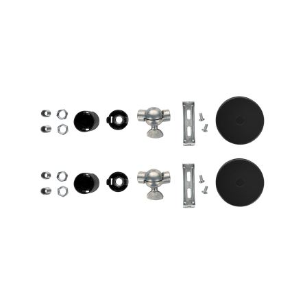 Brilagi - Set van 2 wandlampen WABI SABI 1xE14/40W/230V zwart