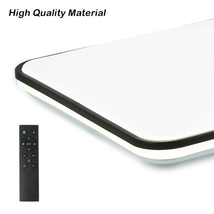 Brilagi - LED dimbare plafondlamp SMART LED/24W/230V 43x43 cm 3000-6000K Wi-Fi Tuya Beacon + afstandsbediening