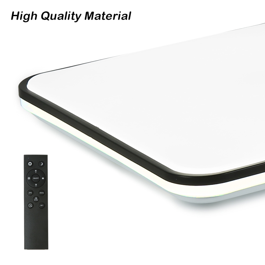 Brilagi - LED dimbare plafondlamp SMART LED/24W/230V 43x43 cm 3000-6000K Wi-Fi Tuya Beacon + afstandsbediening