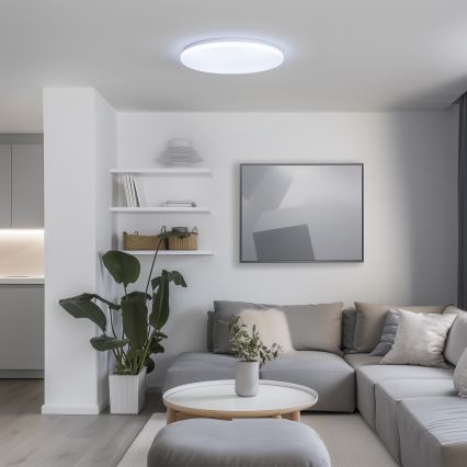 Brilagi - LED dimbare SMART plafondlamp/36W/230V Ø 48 cm 3000-6000K Wi-Fi Tuya Beacon + afstandsbediening