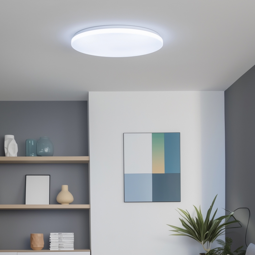 Brilagi - LED dimbare SMART plafondlamp/36W/230V Ø 48 cm 3000-6000K Wi-Fi Tuya Beacon + afstandsbediening
