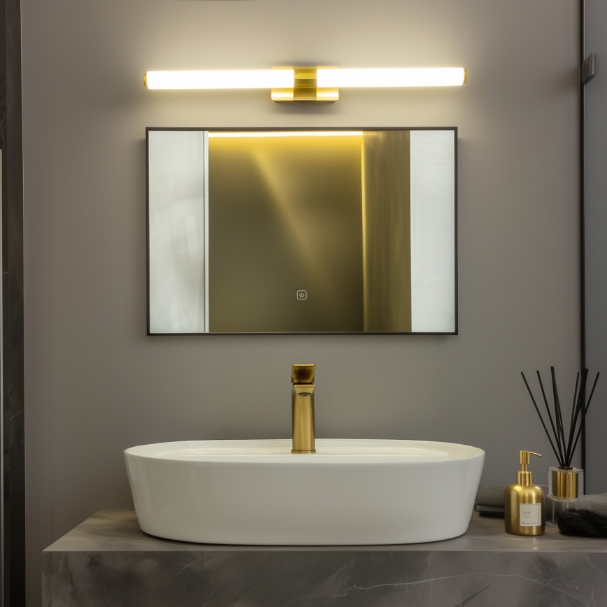 BRILAGI - LED-spiegelverlichting voor de badkamer DIANA LED/10W/230V 60 cm IP44 goudkleurig