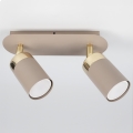 Brilagi - Spot POKER 2xGU10/25W/230V beige/goud