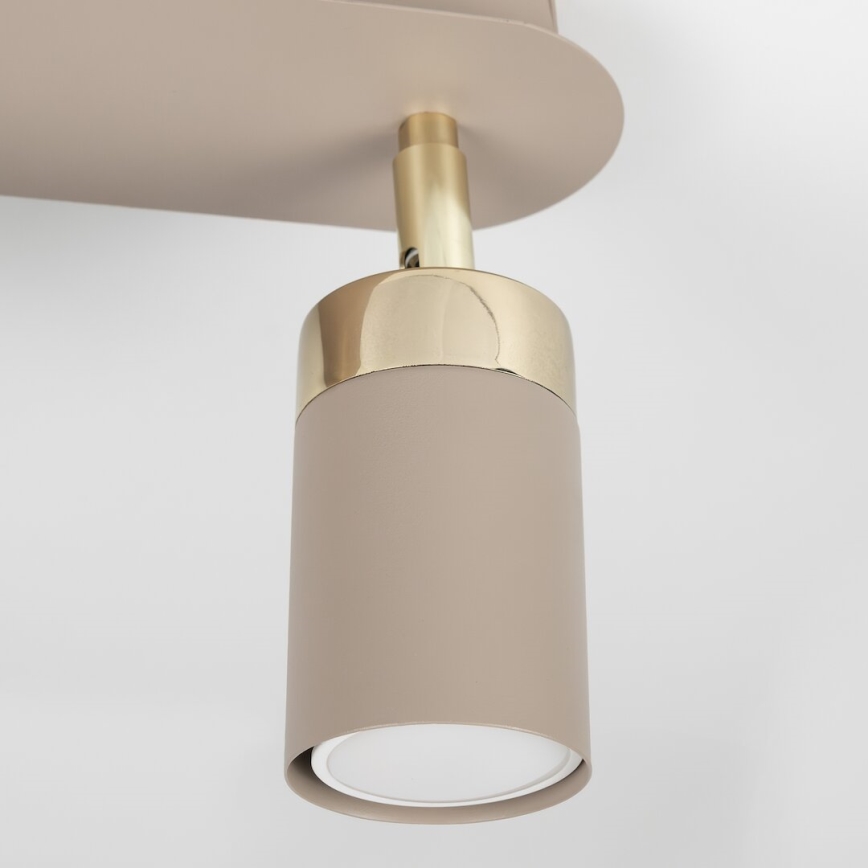 Brilagi - Spot POKER 2xGU10/25W/230V beige/goud